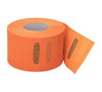 GOOHOCHY Strisce in Carta per Collo da Monouso Arancia, Protezione Collo e Barriera Antimacchia per Tintura Capelli, 1 Rotolo