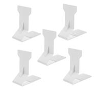 GOOHOCHY Supporto Antiribaltamento Magnetico per Mensole 5 Pezzi 100X45X110Mm in Plastica per Espositori di Alimenti Confezionati in Minimarket