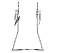 GOOHOCHY Supporto Centrale Regolabile per Cavalletto Bici in Ferro Doppio da 20 Pollici per Riparazione e Parcheggio Biciclette Adulti