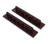 GOOHOCHY Tavolo Biliardo Porta Stecche da Muro in Legno Solido Posti Staffa per Biliardo Forma per Asticelle Supporto Organizzatore per Stanza da Gioco o Club