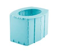 GOOHOCHY Toilette Pieghevole in Pp Sicuro, Vasino da Viaggio Portatile senza Installazione, Wc Pieghevole Pratico e Compatto per Ragazzo Ragazza in Auto e Outdoor