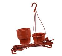GOOHOCHY Vasi da Balcone Sospesi in Plastica Piccoli Cestini per Piante Succulente Portavasi per Ringhiera Cestino Sospeso per Orchidee Fioriere da Giardino