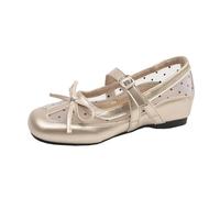 Goolecrimp Ballerine con Zeppa da Donna in Mesh A Pois con Fiocco | Ballerine Eleganti, Comode E Casual Con Punta Quadrata Chiusa E Fibbia Regolabile
