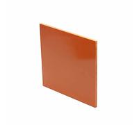 GOONSDS Scheda in Bachelite Fenolica - Scheda Elettrica Isolante da 1 Pezzo per Attrezzatura da Laboratorio Fai-da-Te E Parti di Macchine per Perforazione PCB,Arancia,250x250x12mm
