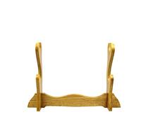 GOONSDS Spada Stand La Lucidatura del Legno di Visualizzazione Supporto del Basamento per Samurai Sword Katana Wakizashi Tanto 2 Layer
