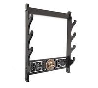 GOONSDS Supporto per Spada Supporto da Parete Supporto per Display Katana Samurai Supporto per Staffa Wakizashi Genji Supporto per Spada Modello Vuoto,4 Tier