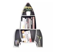 GOOPEEG Appendiabiti Da Parete Scaffale In Ferro Scaffali A Forma Di Razzo Scaffali A Parete E A Pavimento Per L'ufficio Del Soggiorno Della Camera Da Letto Attaccapanni Da Parete