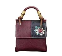 GOOPEEG Borsa da Viaggio Borsa a tracolla da donna in rilievo retrò da donna Borsa a tracolla da donna con fibbia per lavoro, viaggi(F)