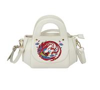 GOOPEEG Borsa da Viaggio Borsa A Tracolla In PU Da Donna Ricamata Borsa A Tracolla Retrò Da Donna per lavoro, viaggi