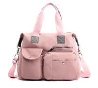 GOOPEEG Borsa da Viaggio Borsa Da Viaggio In Nylon Impermeabile Per Borsa Da Donna Borsa Da Viaggio Tinta Unita per lavoro, viaggi(A)