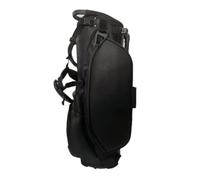 GOOPEEG Borse da Golf e Accessori Borsa da Golf Leggera con Tasche Cerniera, Doppie Cinghie Regolabili Golf Rack(Black)