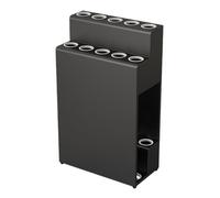 GOOPEEG Borse da Golf e Accessori Supporto for Mazze da Golf for 10, Espositore Pavimento for Ufficio, Casa E Club Golf Rack(Black)