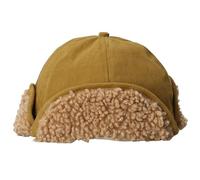 GOOPEEG Caldo Berretto Morbido Cappelli Invernali Unisex Cappello da Pilota Invernale Caldo con Patta in Agnello Sport all'Aria(Yellow)