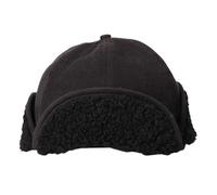 GOOPEEG Caldo Berretto Morbido Cappelli Invernali Unisex Cappello da Pilota Invernale Caldo con Patta in Agnello Sport all'Aria(Black)