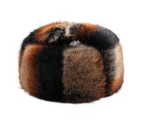 GOOPEEG Caldo Berretto Morbido Cappello da Cacciatore Russo Uomo in Finta Pelliccia Invernale Caldo Trapper Vento Sport all'Aria(B)