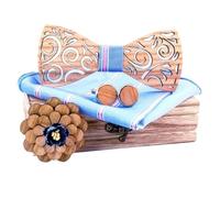 GOOPEEG Cravatta Elegante Cravatta Da Sposo, Camicia, Uomo, Matrimonio, Britannico, Europeo, Americano, Set Di Fiocchi Eleganti Formale Neckties(A)