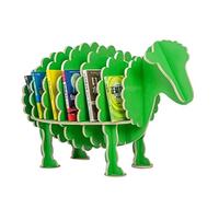 GOOPEEG Libreria Scaffale Ufficio, Cucina, Scaffale Per Libri A Forma Di Pecora Creativa Moda Installazione Facile Per Per Mobili Per La Decorazione Industriale(Grün)