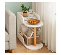 GOOPEEG Libreria Scaffale Ufficio, Cucina, Scaffale Per Libri Ad Angolo Per In Legno Autoportante Per Piccoli Spazi Libreria Per Riporre Oggetti Per L'home Office Industriale(White,2 Tier)