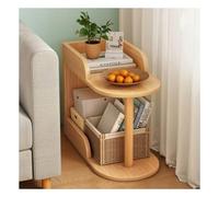 GOOPEEG Libreria Scaffale Ufficio, Cucina, Scaffale Per Libri Ad Angolo Per In Legno Autoportante Per Piccoli Spazi Libreria Per Riporre Oggetti Per L'home Office Industriale(Wood color,2 Tier)