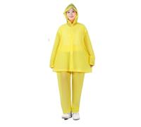 GOOPEEG Poncho Antipioggia Impermeabile Un Set Di Impermeabili In Due Pezzi E Pantaloni Antipioggia, Con Poncho Protettivo For Tutto Il Corpo Mantella Antipioggia