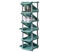GOOPEEG Scarpiera Ingresso, Semplice Scarpiera Per Uso Domestico Ripiano Per Scarpe Antipolvere Multistrato Piccolo E Stretto Conservazione Economica Elegante Espositore(D)