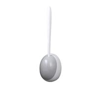 GOOPEEG Scopino per WC, Scopino E Supporto for WC. Testina in Silicone for Pulire Facilmente Gli Angoli Morti. Scopino for WC Scopettino Bagno(G)