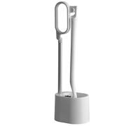 GOOPEEG Scopino per WC, Set di Scopino E Supporto for WC con Manico Lungo Accessori da Bagno con Testina Emisferica Scopettino Bagno