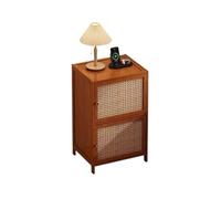 GOOPEEG Tavolino da Caffè, Comodino, Comodino In Bambù For Uso Domestico, Moderno, Mobiletto Portaoggetti Soggiorno