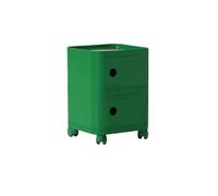 GOOPEEG Tavolino da Caffè, Comodino, Comodino Moderno Con Mobiletto Stretto E Quadrato Soggiorno(Dark Green,32x32x45cm)