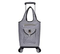 GOOPEEG Trolley per la Spesa， Carrello della Spesa Pieghevole con Borsa Termica Rimovibile E Portatile Trolley Spesa on Wheels(Multi-Colored A)