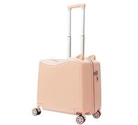 GOOPEEG Valige Bagagli A Mano Bagagli Carini Bagagli Da Imbarco Valigia Resistente All'usura Bagagli Da Stiva Luggage(Pink,18in)