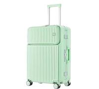 GOOPEEG Valige Bagagli Con Scomparto Tascabile Valigie Rigide Per PC In ABS Con Ruote E TSA Luggage(D,20")