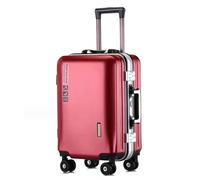 GOOPEEG Valige Bagagli Con Telaio In Alluminio Ricarica USB Composito Multistrato Resistenza All'usura E Ai Graffi Luggage(C,20in)