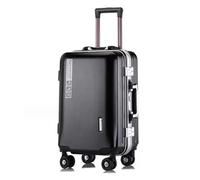 GOOPEEG Valige Bagagli Con Telaio In Alluminio Ricarica USB Composito Multistrato Resistenza All'usura E Ai Graffi Luggage(D,20in)