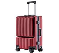 GOOPEEG Valige Bagagli Da Portare Con Sé Valigie Con Telaio In Alluminio Con Ruote Design Di Separazione Asciutto E Bagnato Luggage(E,20in)