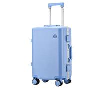 GOOPEEG Valige Bagagli Rigidi Con Telaio In Alluminio, Valigia Con Ruota Universale Senza Cerniera In Policarbonato Luggage(B,24")