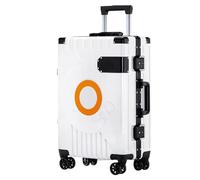 GOOPEEG Valige Bagagli Rigidi Con Trolley Con Telaio In Alluminio E Ruota Universale Luggage(E,20 inch)