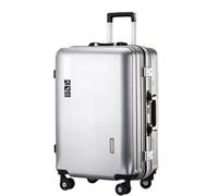 GOOPEEG Valige Bagagli Valigie Composite Resistenti All'usura E Ai Graffi Con Ricarica USB Con Ruote Luggage(A,26 in)