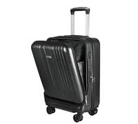GOOPEEG Valige Custodia Rigida Ricaricabile Con USB Bagaglio A Mano Valigia Bagaglio Da Stiva Con Ruote Luggage(A,28in)
