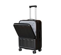 GOOPEEG Valige I Bagagli Con Lucchetto TSA E Porta Di Ricarica USB Possono Essere Trasportati Sulla Valigia Da Donna In Aereo Luggage(Black)