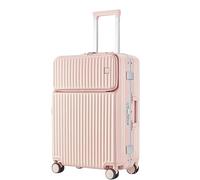 GOOPEEG Valige Resistente Telaio In Alluminio Per Bagagli Rigidi Carry On Luggage Security Suitcase Luggage(Pink)