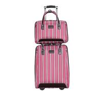 GOOPEEG Valige Set Di Valigie Da 20 Pollici In Nylon A 2 Pezzi, Valigie Con Lucchetto A Combinazione Antifurto Luggage(D)