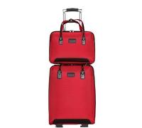 GOOPEEG Valige Set Di Valigie Da 20 Pollici In Nylon A 2 Pezzi, Valigie Con Lucchetto A Combinazione Antifurto Luggage(G)