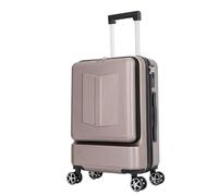 GOOPEEG Valige Set di valigie per bagagli Trolley da viaggio in ABS + PC con scomparto tascabile Luggage(C,24")