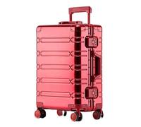 GOOPEEG Valige Trolley Da Viaggio Con Ruote Per Valigia Rigida In Alluminio E Magnesio, Grande Capacità Luggage(B,24inch)