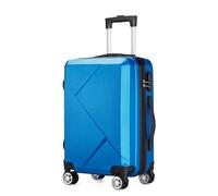 GOOPEEG Valige Valigetta Rigida Per Valigie Con Ruote Girevoli, Ruote Girevoli Guscio Rigido Leggero Luggage(Blue,20in)