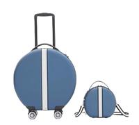 GOOPEEG Valige Valigia A Mano Rotonda Da 2 Pezzi 18 In Valigia Con Valigia Trolley Con Blocco Password Luggage(B)