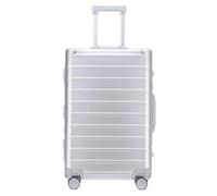 GOOPEEG Valige Valigia Classica Con Telaio In Alluminio Con Lucchetto TSA, Senza Cerniera E Ruote Silenziose Luggage(A,20")