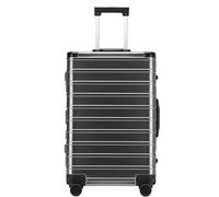 GOOPEEG Valige Valigia Classica Con Telaio In Alluminio Con Lucchetto TSA, Senza Cerniera E Ruote Silenziose Luggage(D,24")