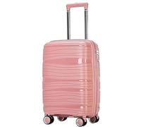 GOOPEEG Valige Valigia Da Viaggio Con Ruote Girevoli, Maniglie Ergonomiche Leggere, Bagaglio A Mano Luggage(F,20in)